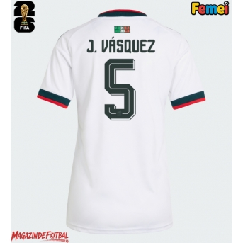 Mexic Johan Vasquez #5 Echipament de Fotbal Replică Mondial 2026 Femei Deplasare